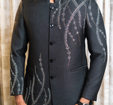 High Neck Zardosi Jodhpuri