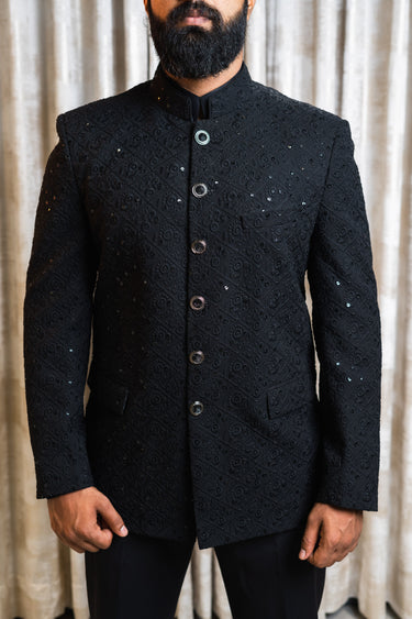 Lucknowi Embroidered Jodhpuri Jacket