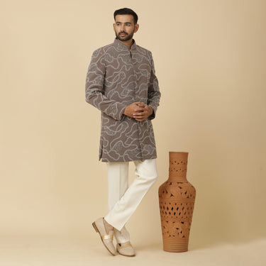 ABSTRACT WAVES SHERWANI