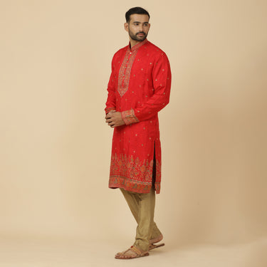 REGAL RED KURTA