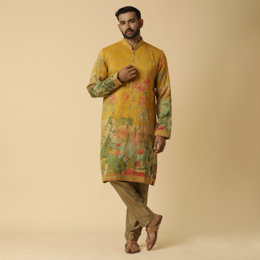 SCENIC FLORAL KURTA