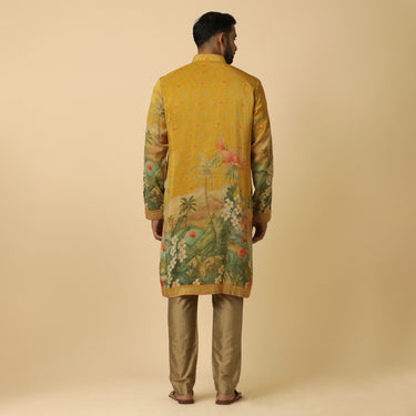 SCENIC FLORAL KURTA