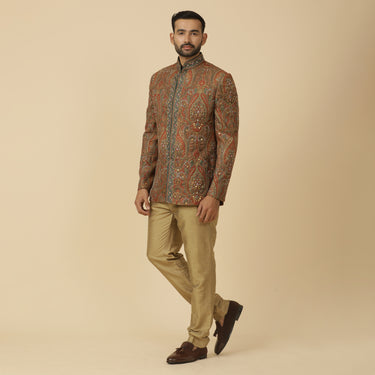 RUST OLIVE JODHPURI