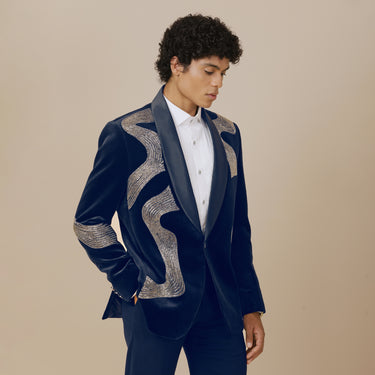 ABSTRACT VELVET TUXEDO