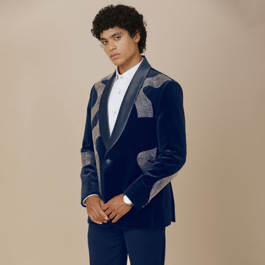 ABSTRACT VELVET TUXEDO