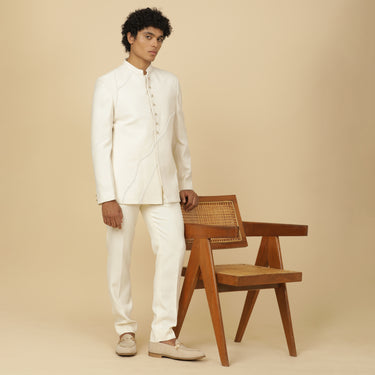 ELEGANT WHITE JODHPURI