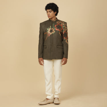 OLIVE SUEDE JODHPURI