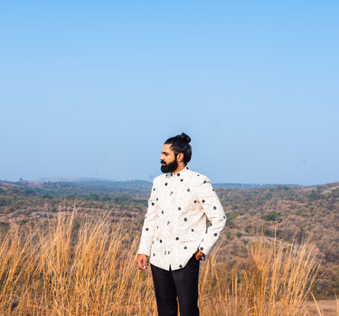 Classic Jodhpuri with filler embroidery