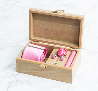 Pink tie box set